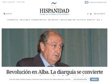 Tablet Screenshot of hispanidad.com